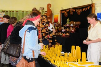 Washington Waldorf School beeswax candles