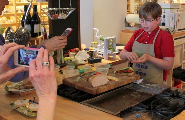 Real Food For Kids Clarendon Williams-Sonoma 2-28-15 Lars inside-out gluten-free sandwich 2