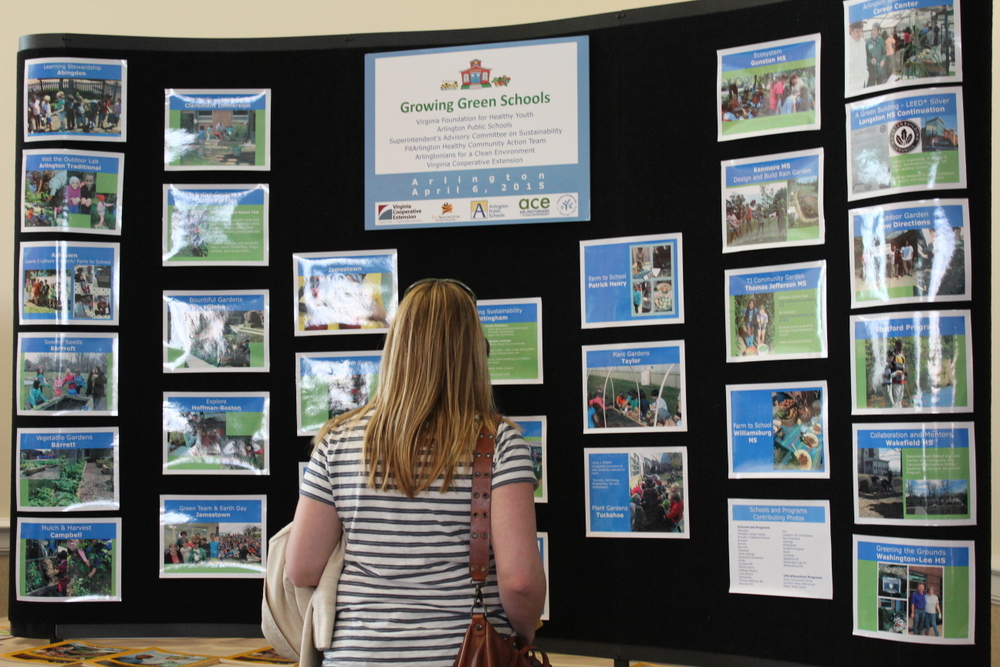 2015 Growing Green Schools in Arlington - display board