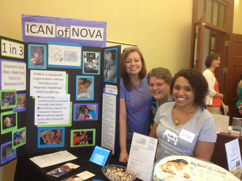 ICANofNOVA at 2014 DC Birth and Babies Fair