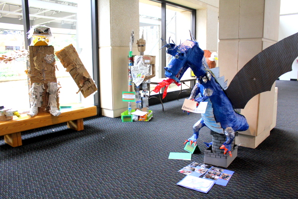 NoVA Outside School Environmental Action Showcase 2015 recycled mascots 3