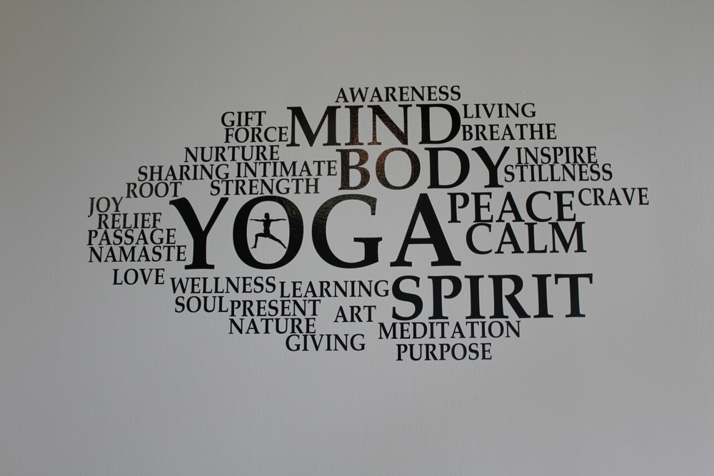 Ease Yoga Cafe by Mindful Healthy Life - cloud wall decal