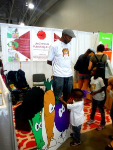 JhaZamoraS Publishing at DC Green Festival - veggie cutouts