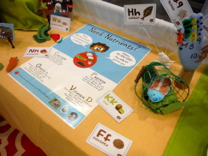 JhaZamoraS Publishing healthy food alphabet at DC Green Festival