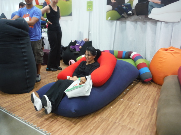 Yogibo bean bag at DC Green Festival 6-5-15