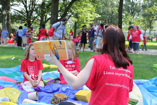 Moms Clean Air Force Play-In for Climate Action 2015 Activist Alphabet storytelling