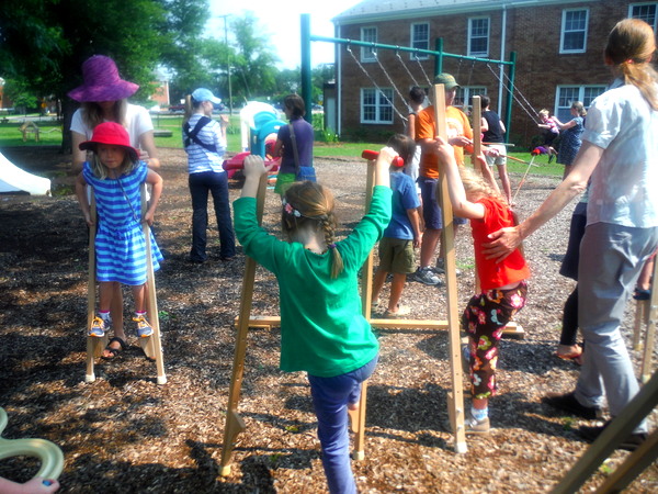 Potomac Crescent Waldorf School Waldorf Wonderdays - Mindful Healthy Life - multiple stilts