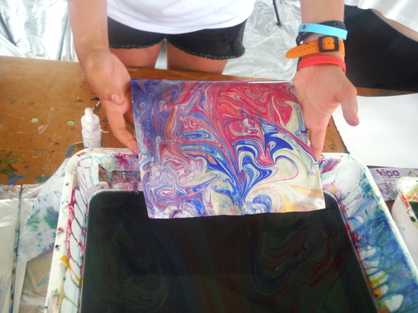 World Children's Festival 2015 -  marbling 1 - by Mindful Healthy Life