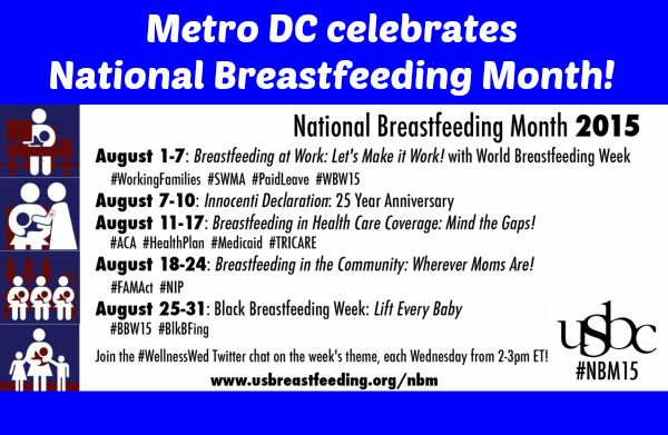 Local events celebrate National Breastfeeding Month in Metro DC