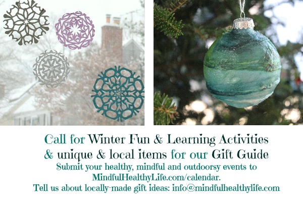 Call for Winter Events & Gift Guide Items