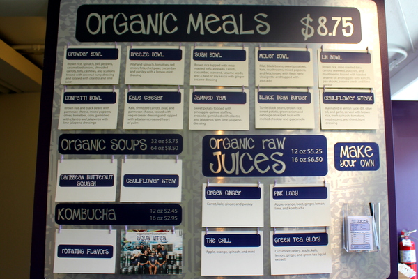 Moms Organic Market Arlington opening by Mindful Healthy Life - Naked Lunch menu