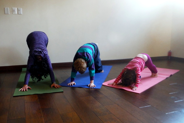 Family Yoga with Cathy Burke at JOURNEYoga Arlington