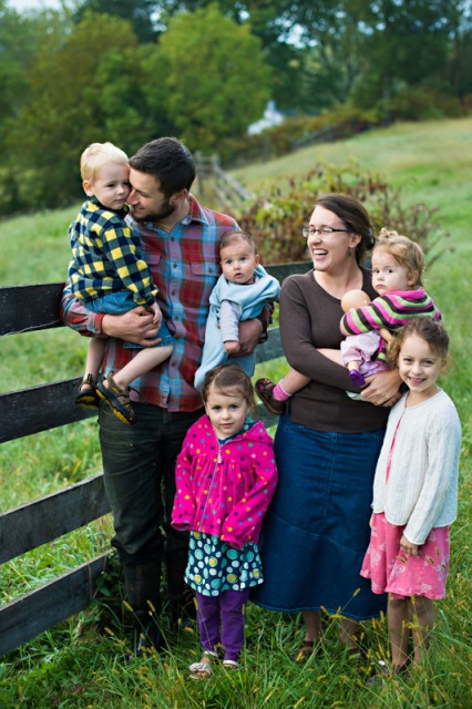Whiffletree Farm Jesse and Liz Straight with children
