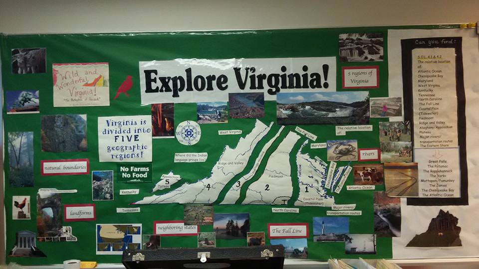 Tuckahoe Elementary Discovery Schoolard Explore Virginia 4th grade classroom