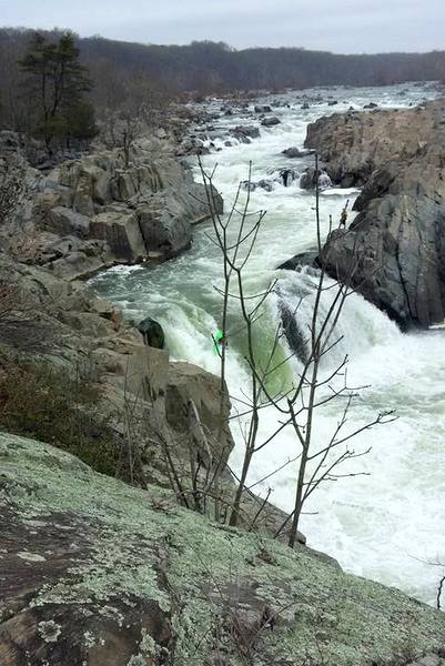 great falls kayaker going over