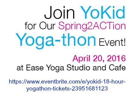 Let the children do yoga! Support YoKid this spring