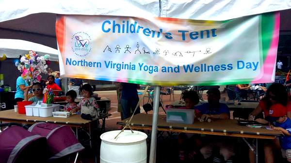 2016 Love Your Body Yoga Festival children's tent
