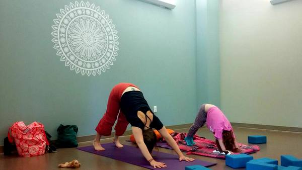 Cathy Burke Ease yoga with kids