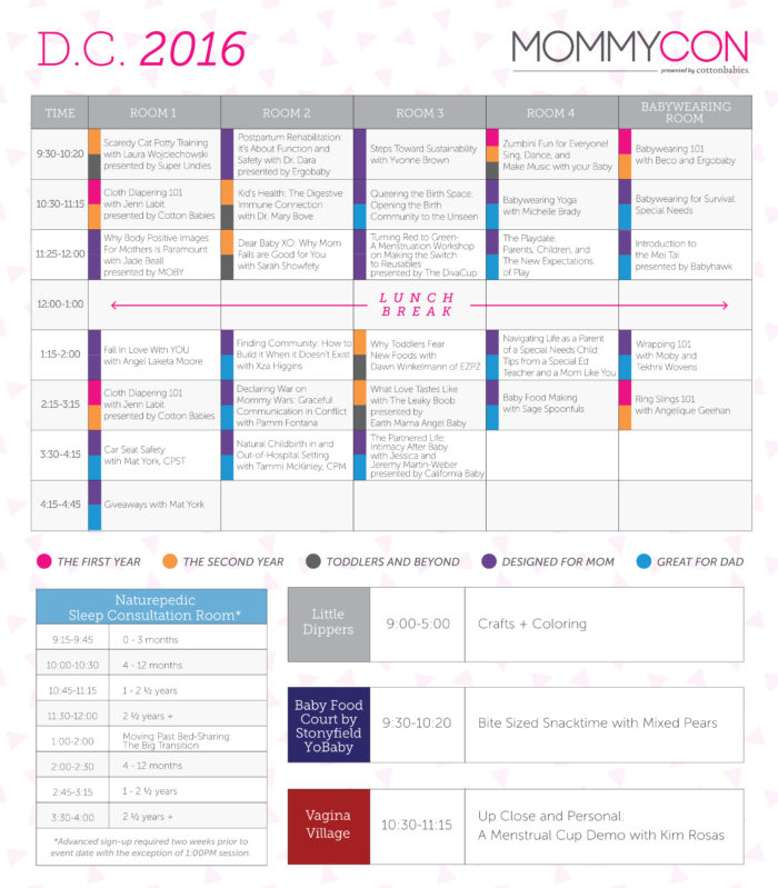 Seattle 2016 Schedule and Map