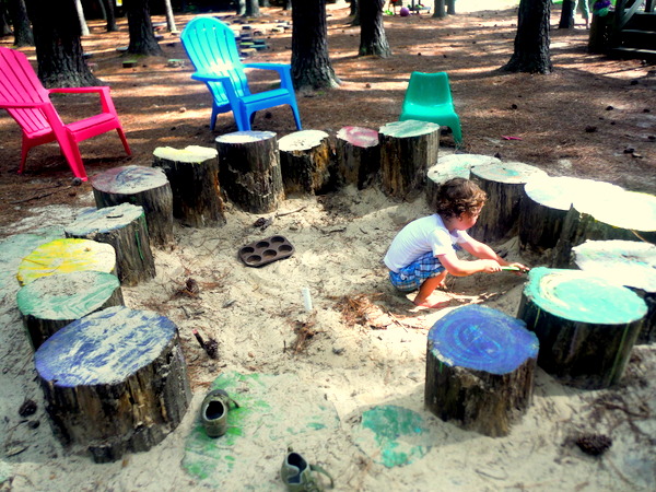 Annmarie Sculpture Garden Art Lab - Fairy Lolly sandbox