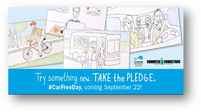 Car Free Day September 22 and Bike and Walk to School October 5