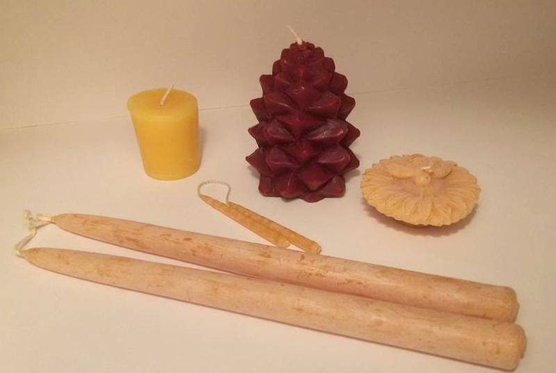 Beeswax candles 2