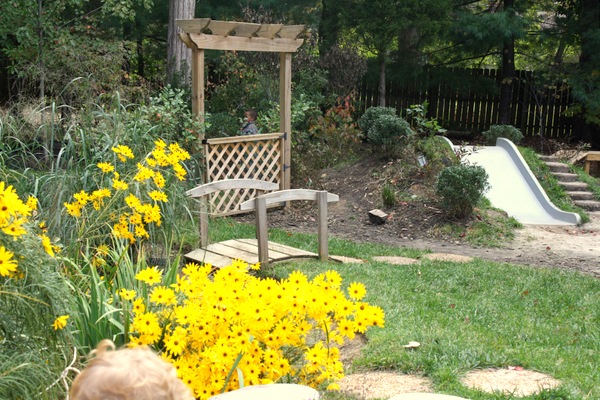 Outdoor Magic playground with slide