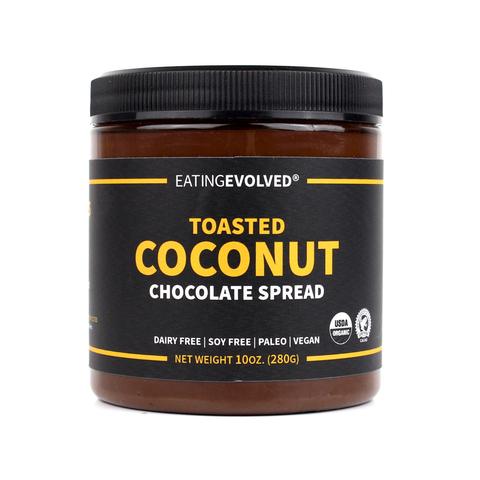 Eating EVOLVED coconut spread
