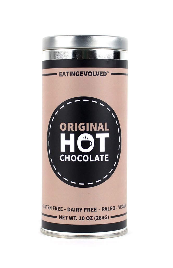 eating EVOLVED Original Hot Chocolate