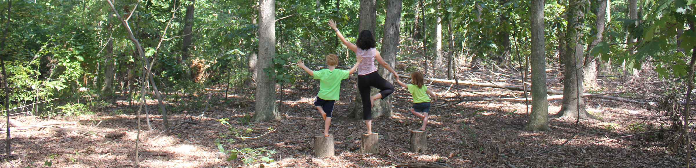 yoga-in-woods