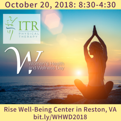 Movement, mindfulness & motivation at October 20 Women’s Health and Wellness Day