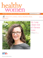 Screenshot of Healthy Women article on chronic Lyme